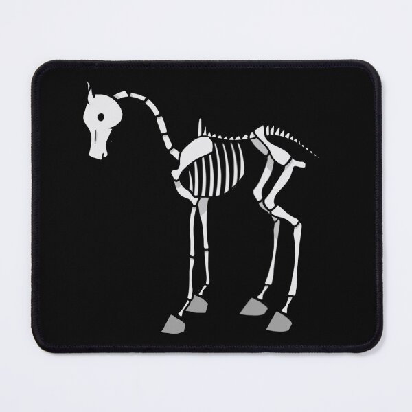 Item preview, A bony horse for Halloween! designed and sold by HorseBits.