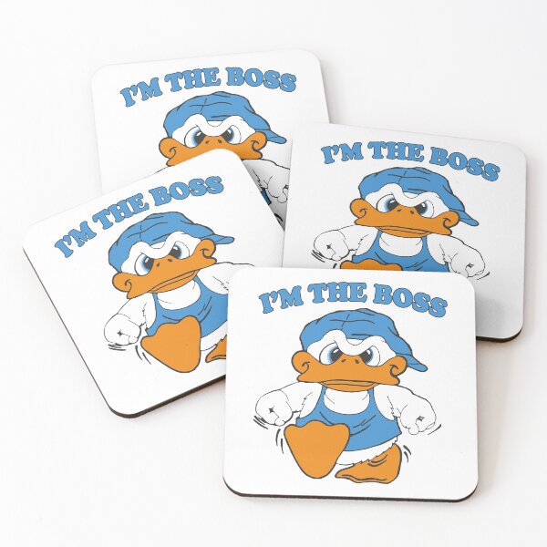 Item preview, I'm The Boss Duck White 90s Cartoon Tourist Souvenir designed and sold by kenishahembree.