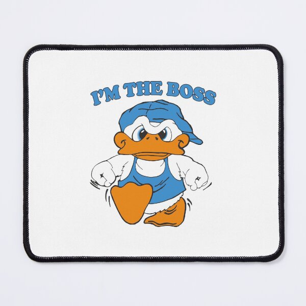 Item preview, I'm The Boss Duck White 90s Cartoon Tourist Souvenir designed and sold by kenishahembree.