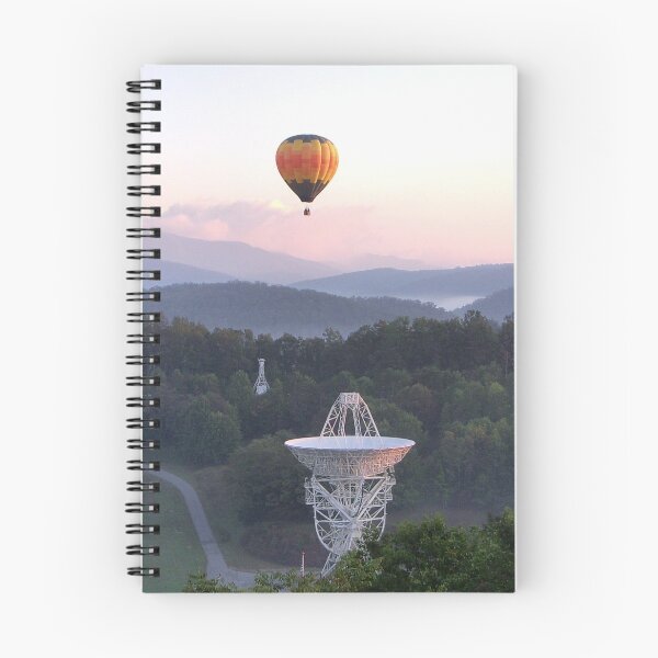 Item preview, Balloon Over Radio Telescopes designed and sold by Pisgah Astronomical Research Institute.