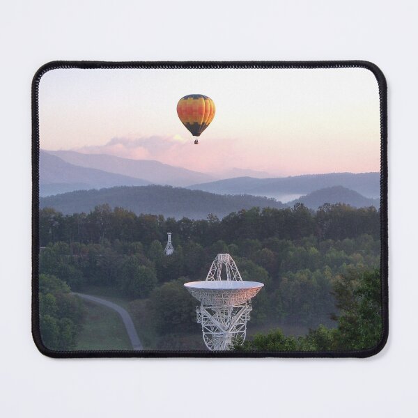 Item preview, Balloon Over Radio Telescopes designed and sold by Pisgah Astronomical Research Institute.