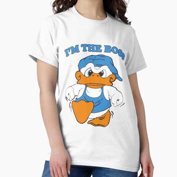 Item preview, I'm The Boss Duck White 90s Cartoon Tourist Souvenir designed and sold by kenishahembree.