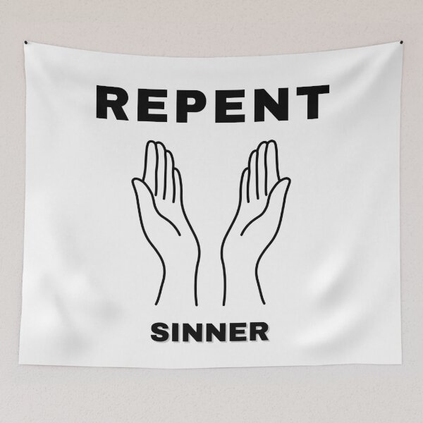 Item preview, Repent Sinner designed and sold by Udecide Store.