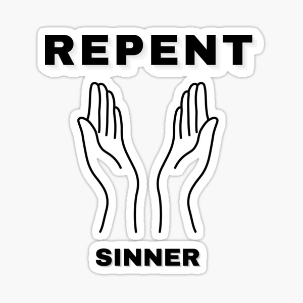 Item preview, Repent Sinner designed and sold by Udecide Store.
