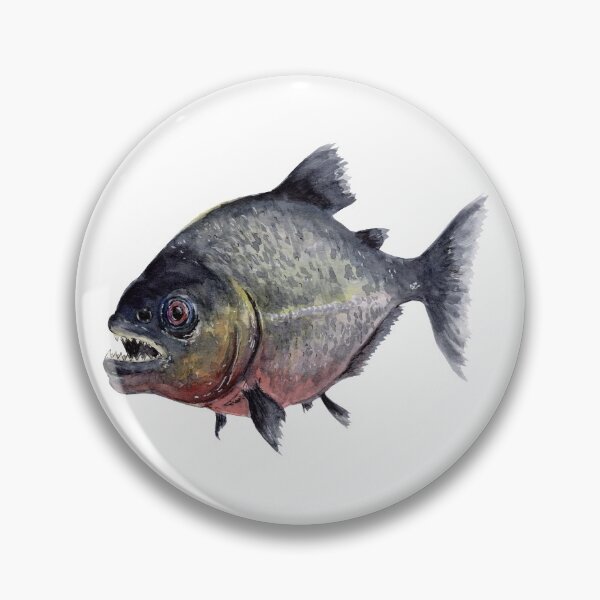 Aperçu de l'œuvre Poisson piranha créée et vendue par aticaart.