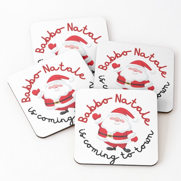 Item preview, Babbo Natale is coming to town - Santa Claus Xmas European design designed and sold by Partypumpkin.