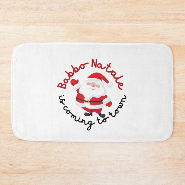 Item preview, Babbo Natale is coming to town - Santa Claus Xmas European design designed and sold by Partypumpkin.