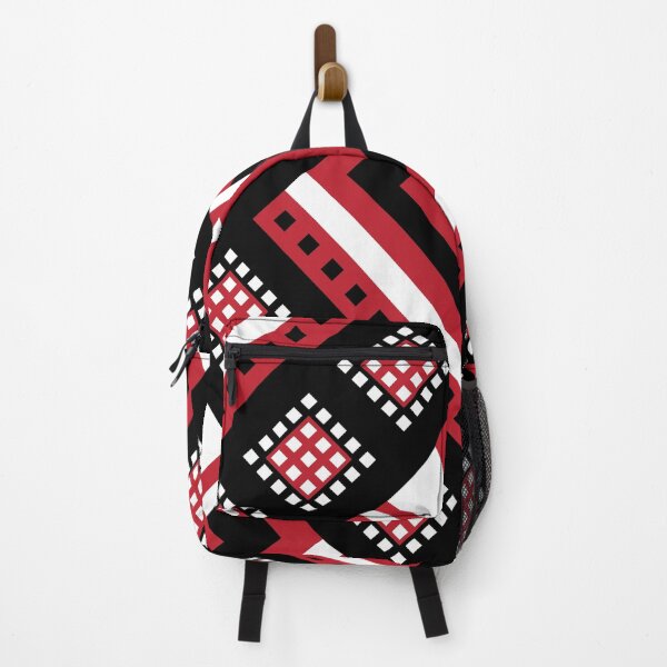 Item preview, Modified Traditional Retso Pattern- Zimbabwe (Red, White and Black) designed and sold by DesignbyDAE.