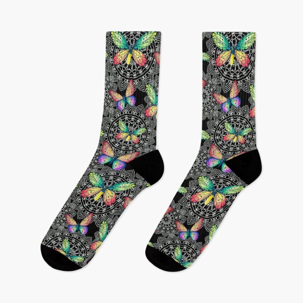 Item preview, Bohemian Wonderland butterfly patterns designed and sold by cutecrazytshirt.