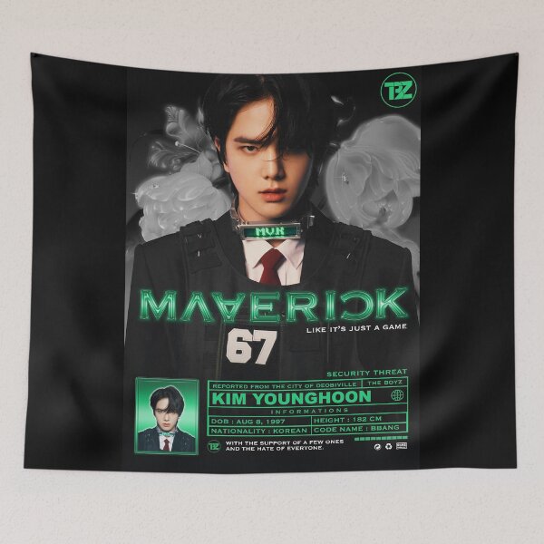 Item preview, Kim Younghoon | Maverick ! [The Boyz]  designed and sold by theboredmochi.