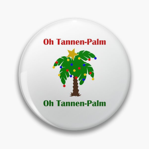 Artikelvorschau, Oh Tannen-Palm Palme Weihnachtsbaum Lustiges Urlaubsdesign entworfen und verkauft von DPlumDesign.