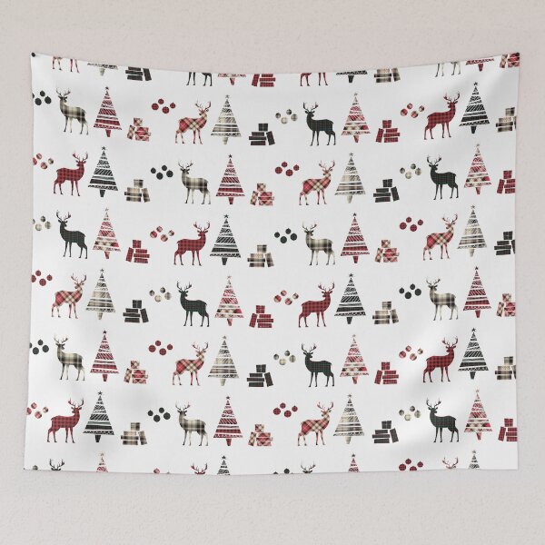 Item preview, Christmas plaid pattern designed and sold by MrJean.