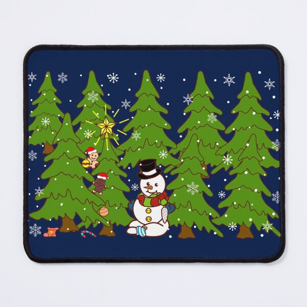 Item preview, Merry Christmas with Snowman and Friend designed and sold by NamSai.