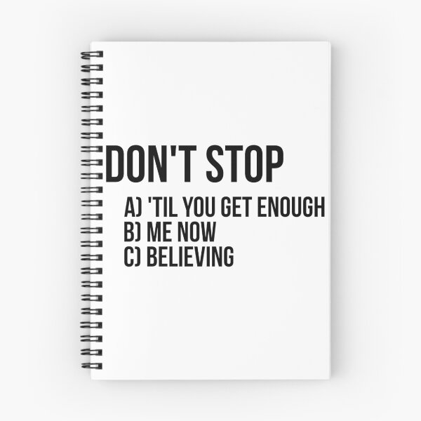 Item preview, Don't Stop designed and sold by RafflesParty.