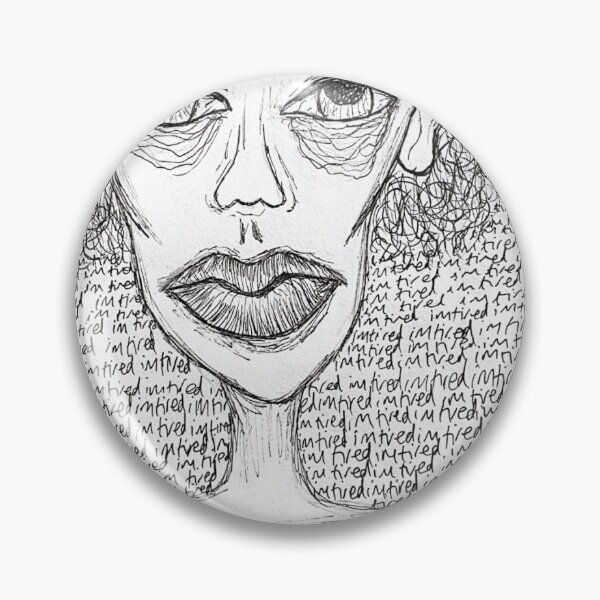Item preview, Tired designed and sold by Miss Prints.