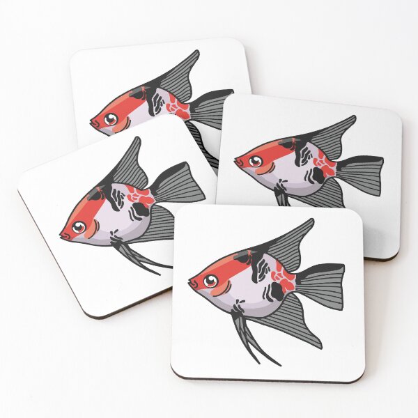 Item preview, Koi Angelfish, best fishkeeper gift, aquarium gift - aquadesk designed and sold by Aquadesk.