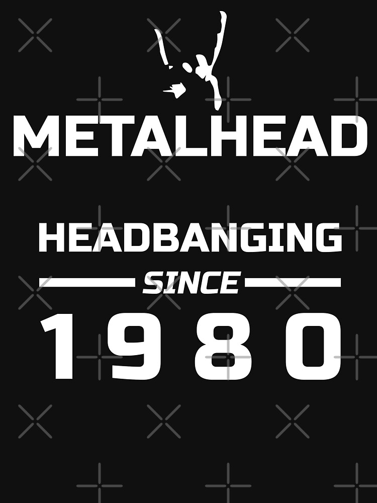 "Metal head Heavy metal horns up" Tshirt for Sale by playloud Redbubble metalhead t