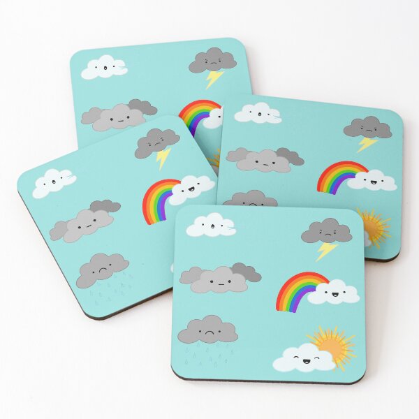 Item preview, Cute weather clouds designed and sold by Pickle-Lily.