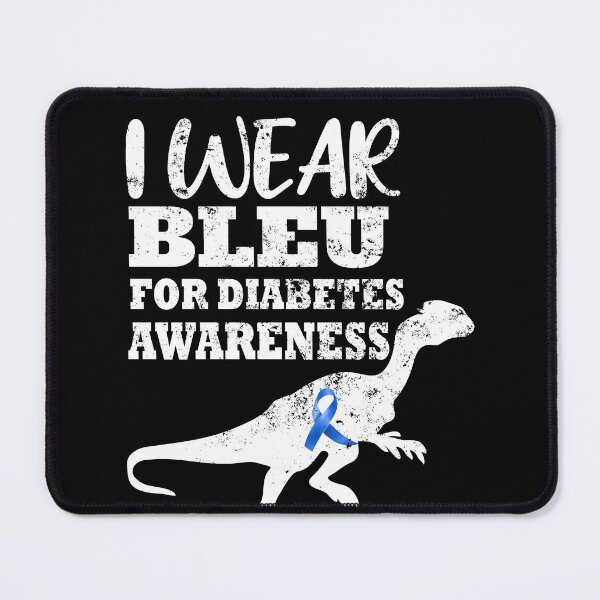 Item preview, I wear bleu for Diabetes Awareness Month support  designed and sold by coatstar.