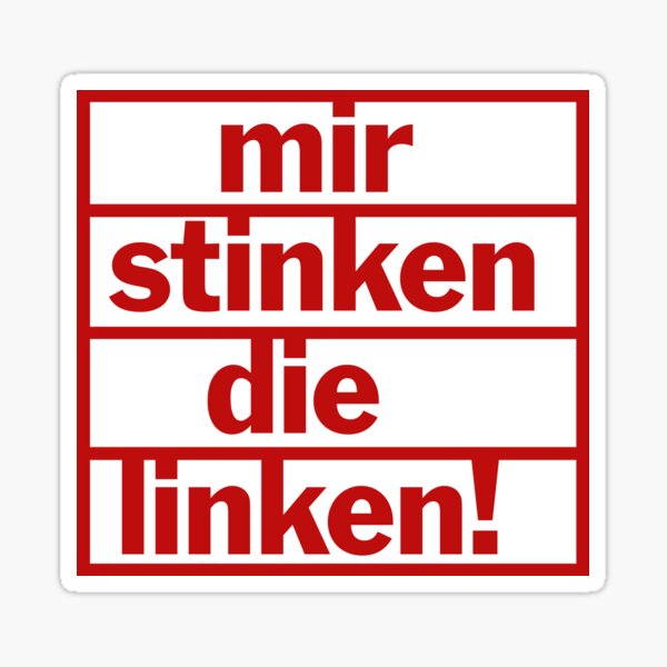 FCK GRN Broken Aufkleber Sticker Anti Gegen Grüne Baerbock Habeck