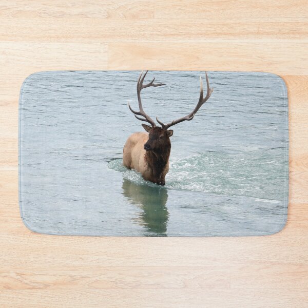 Item preview, Elk in the Athabasca River designed and sold by Alyce Taylor.