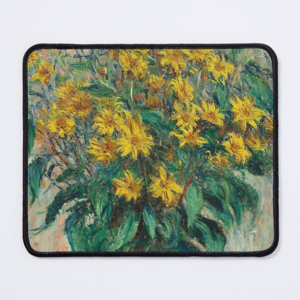 Item preview, Jerusalem Artichoke Flowers (1880) by Claude Monet designed and sold by Designedbysm.
