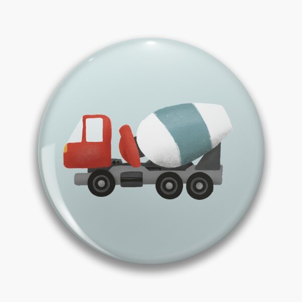 Item preview, Boys Cute Blue Cement Mixer and Construction Transport Pattern Kids designed and sold by Aimee Gray.
