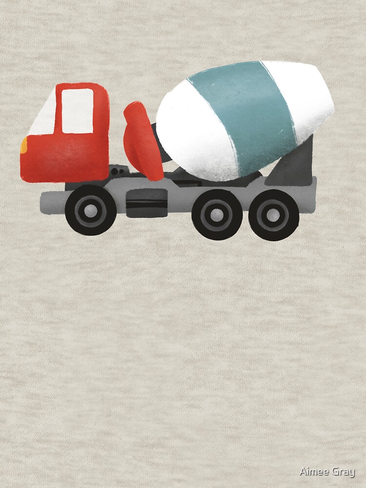 Thumbnail 7 of 7, Classic T-Shirt, Boys Cute Blue Cement Mixer and Construction Transport Pattern Kids designed and sold by aimeegray.