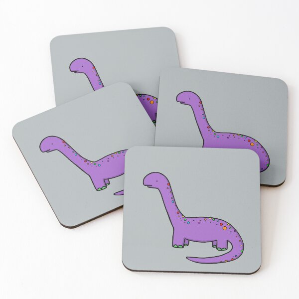Item preview, Cute purple dinosaur spots designed and sold by Pickle-Lily.