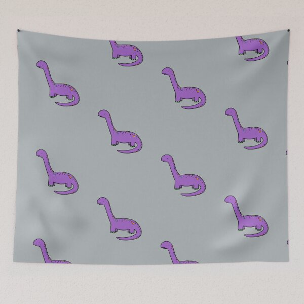Item preview, Cute purple dinosaur spots designed and sold by Pickle-Lily.
