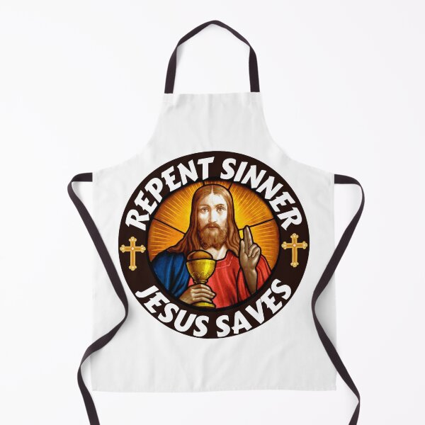Item preview, Repent Sinner Jesus Saves Lord Jesus Christ Is My Savior designed and sold by RGRamsey.