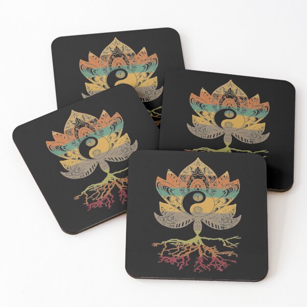 Item preview, Lotus Mandala Yin Yang Sacred Geometry Spiritual designed and sold by UweFleischmann.