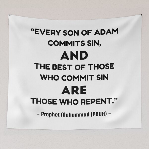 Item preview, Repent Sinner - Muslim Version designed and sold by Udecide Store.