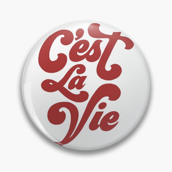 Item preview, C’est la vie french quote  designed and sold by Hola Ilustra.
