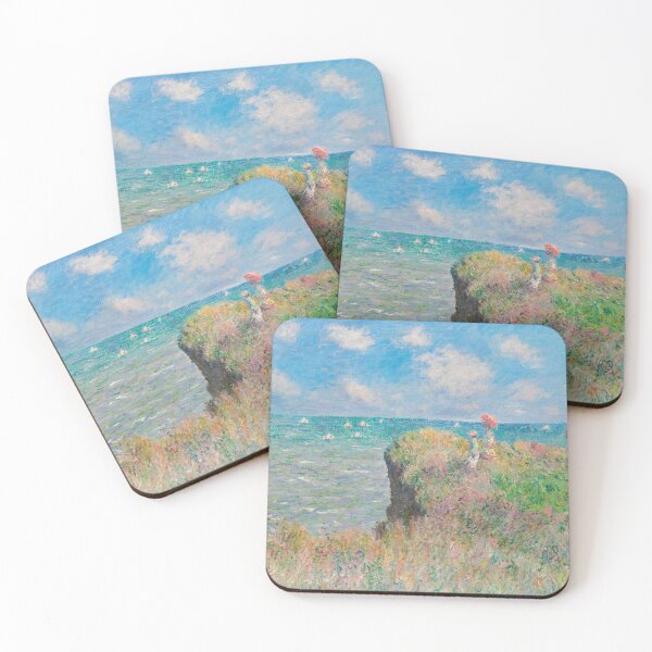 Artikelvorschau, Impressionistische Malerei Cliff Walk in Pourville (1882) von Claude Monet entworfen und verkauft von Designedbysm.