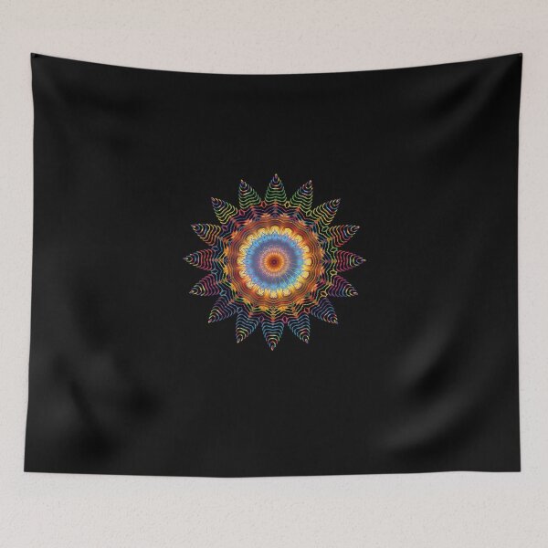 Item preview, Mandala Sacred Geometry Prana Art Yoga Mantra Om Good Vibe designed and sold by UweFleischmann.