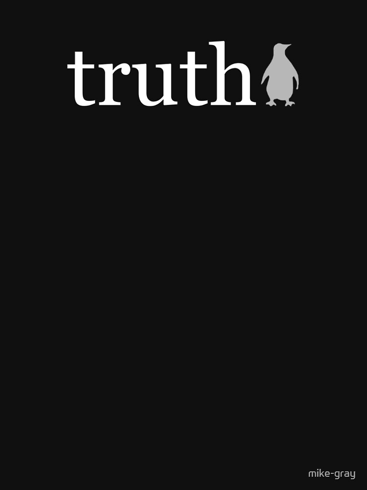 The Word Truth in White on a Black Background by mike-gray