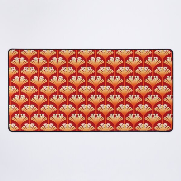 Item preview, Art Deco Lily, Orange and Gold designed and sold by Marymarice.