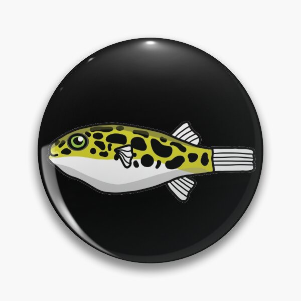 Item preview, Green Pufferfish (Dichotomyctere nigroviridis) best fishkeeper gift, aquarium gift - aquadesk designed and sold by Aquadesk.