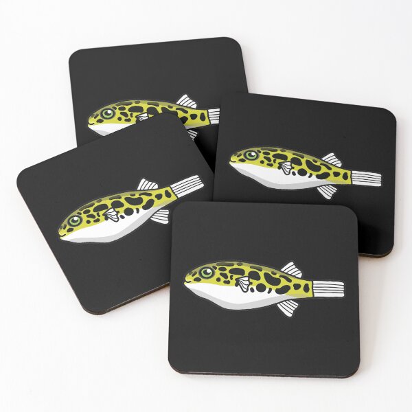 Item preview, Green Pufferfish (Dichotomyctere nigroviridis) best fishkeeper gift, aquarium gift - aquadesk designed and sold by Aquadesk.