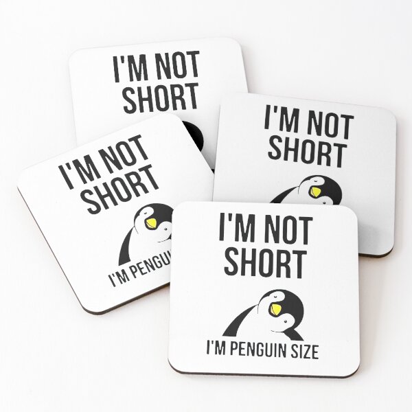 Item preview, I'm Not Short I'm Penguin designed and sold by juicylogo699.