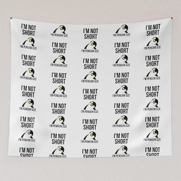 Item preview, I'm Not Short I'm Penguin designed and sold by juicylogo699.