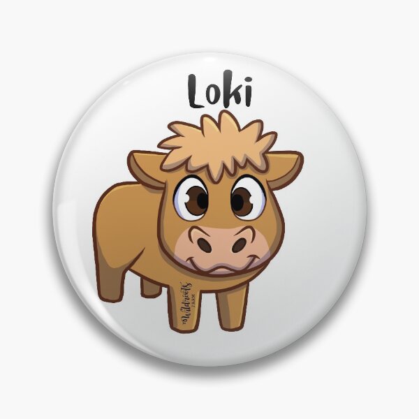Item preview, Loki the Fluffy Boy designed and sold by WildrootsFarm.