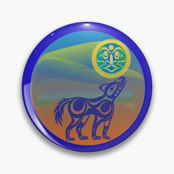 Item preview, Howling at the Moon (Circular Version) designed and sold by Lou-ann Neel.