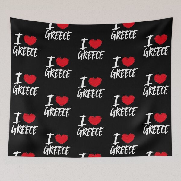 Item preview, I Love Greece designed and sold by Meliafroggy.
