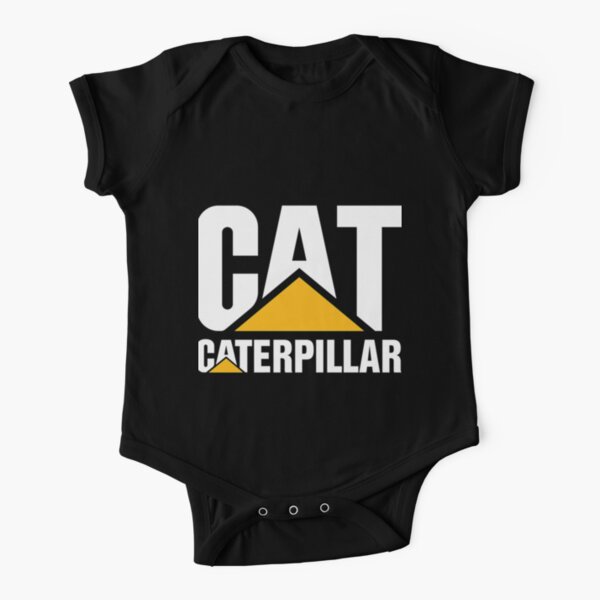 CAT-CATERPILLAR LOGO        Short Sleeve Baby One-Piece