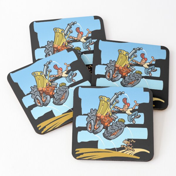 Item preview, Happy Yellow Tractor           designed and sold by tarShopGalery.