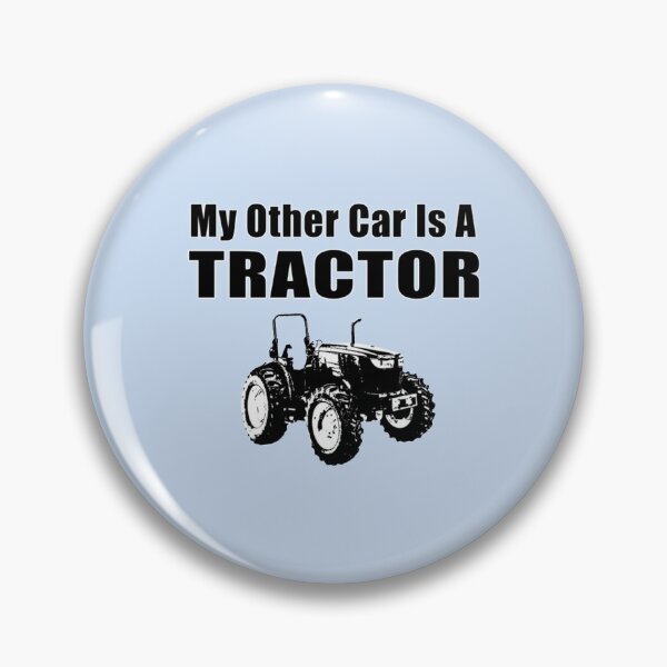 Item preview, My Other Car Is A Tractor Black _amp_ White Illustration   designed and sold by tarShopGalery.