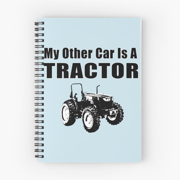 Item preview, My Other Car Is A Tractor Black _amp_ White Illustration   designed and sold by tarShopGalery.