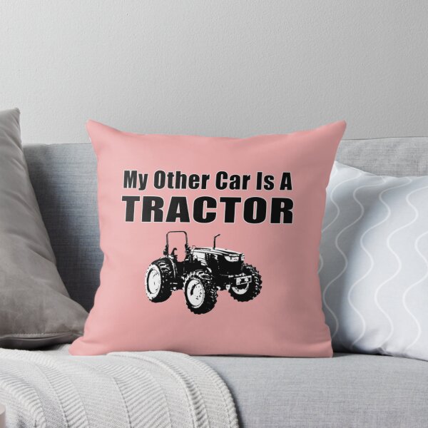 Item preview, My Other Car Is A Tractor Black _amp_ White Illustration   designed and sold by tarShopGalery.